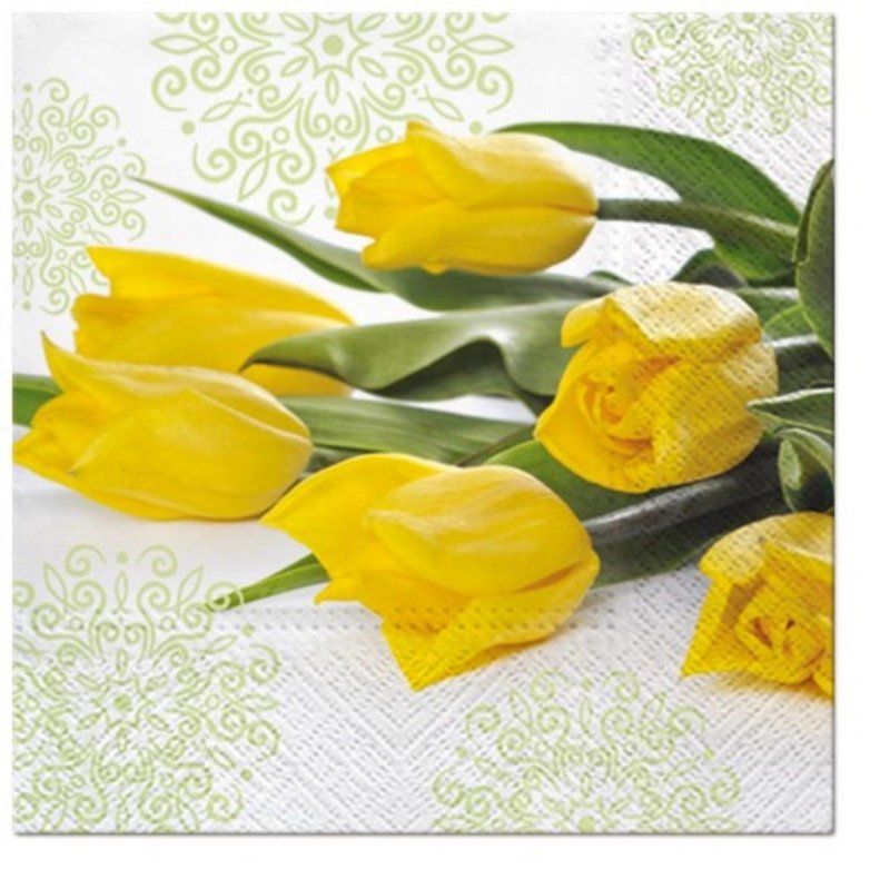PAW Servietten Tulpen 