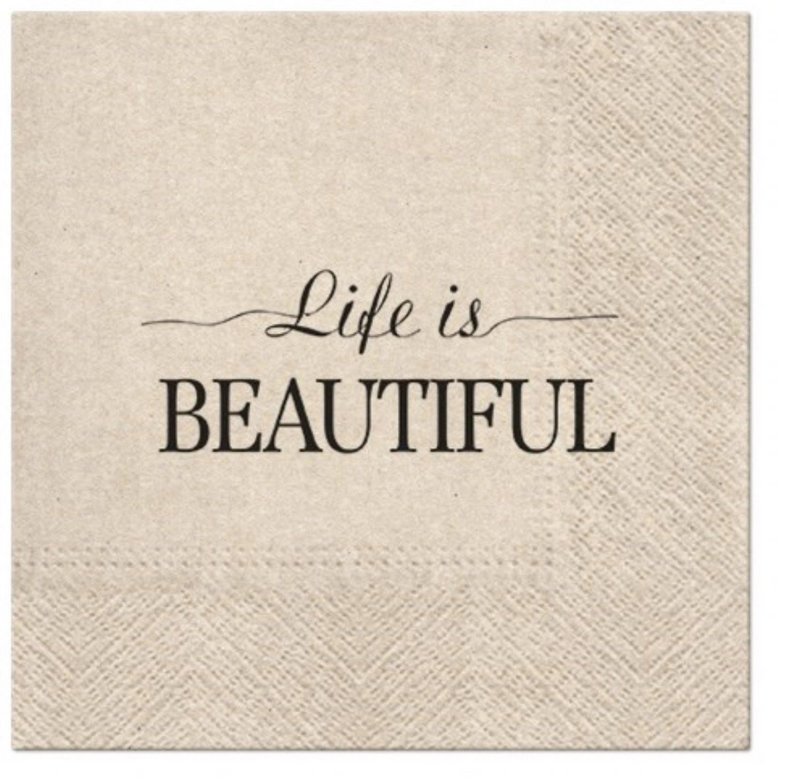 PAW Servietten Life is beautiful 