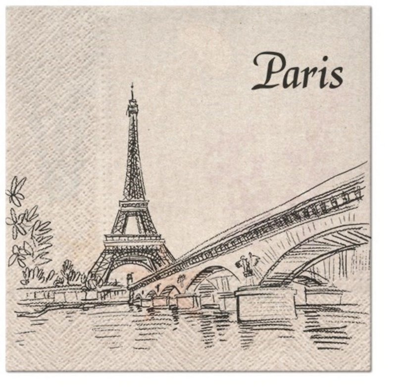 PAW Servietten Paris City 