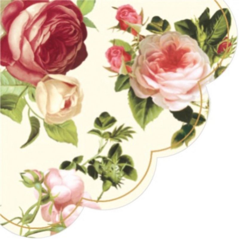 PAW Servietten rund Rosalia 
