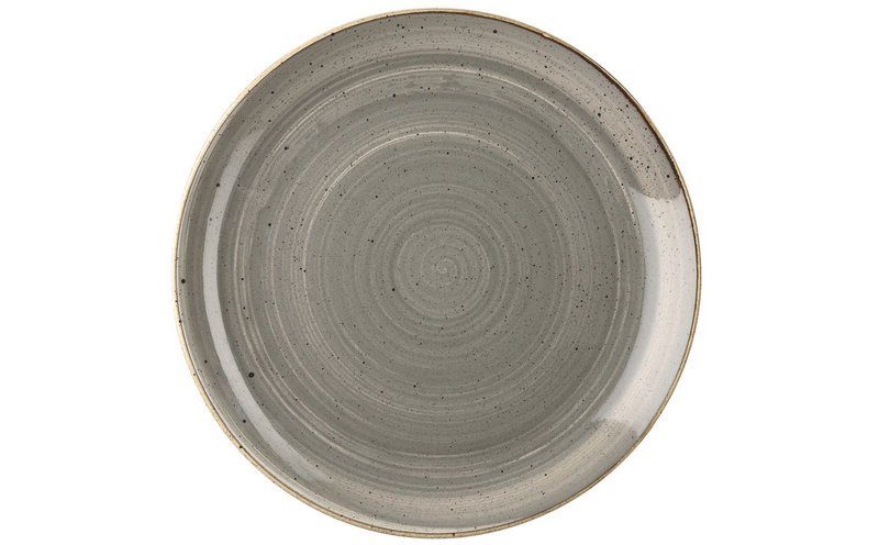 Teller Churchill Stonecast Peppercorn Grey Coupe 16.5cm 