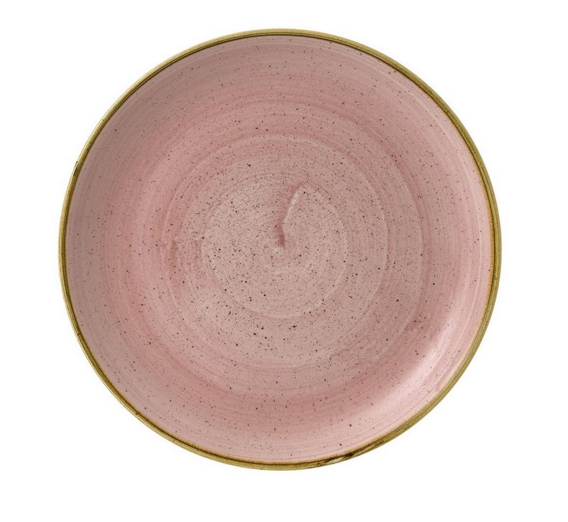Churchill Stonecast Petal Pink Coupe Teller flach 28.8cm 