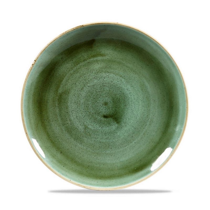 Churchill Stonecast Samphire Green Coupe Teller 21.7cm 