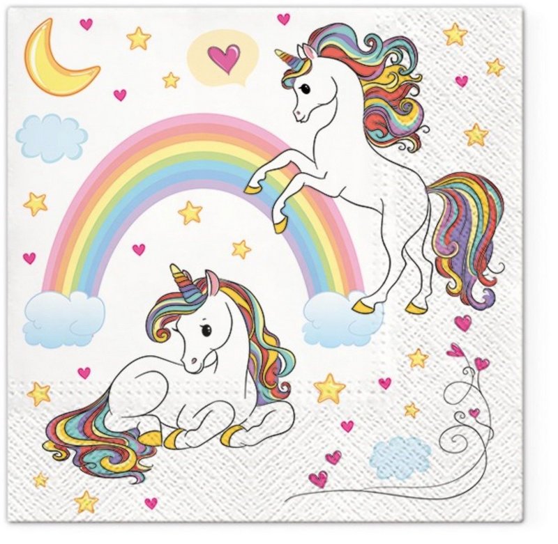 PAW Servietten Rainbow Party 