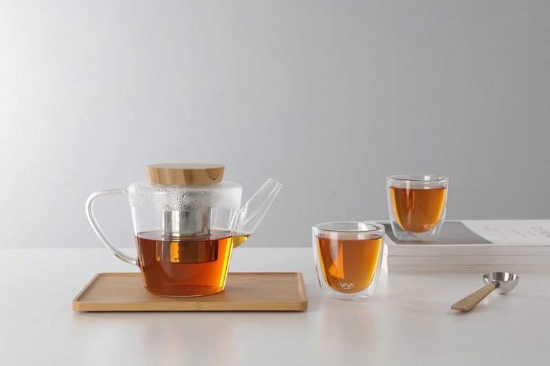 Viva Infusion Teekrug mit Holzdeckel 