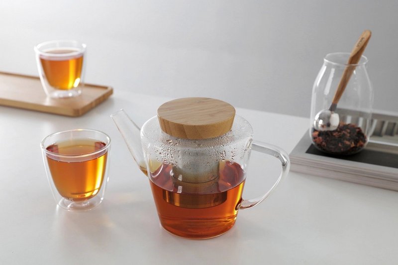 Viva Infusion Teekrug mit Holzdeckel 
