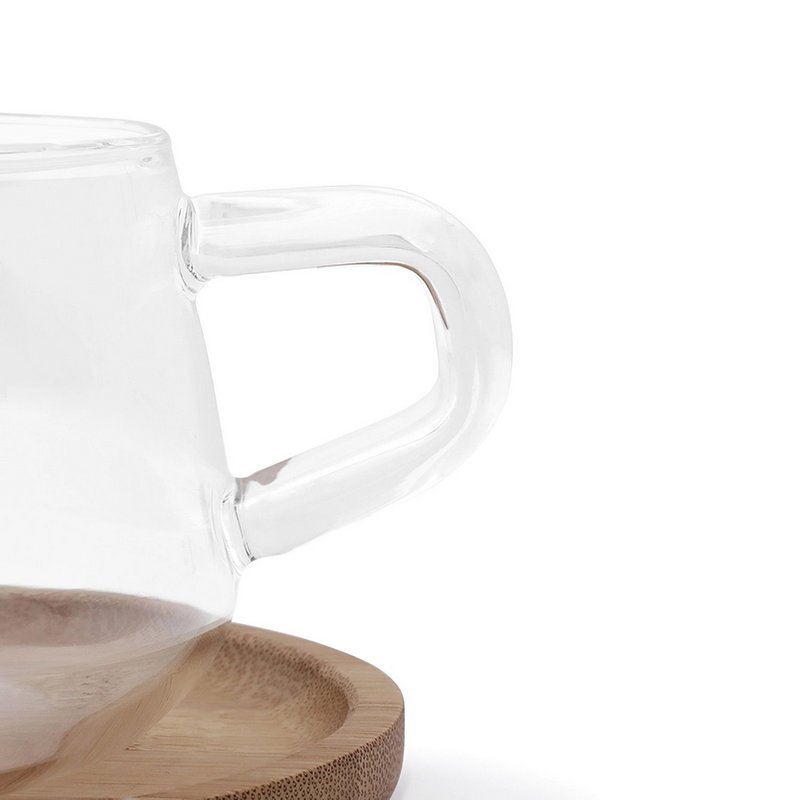 Viva Classic Office Tasse mit Untersetzer Bambus 
