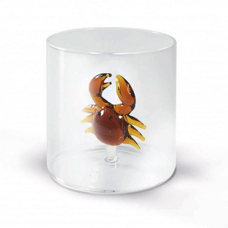 EasyLife Trinkglas Krabbe 