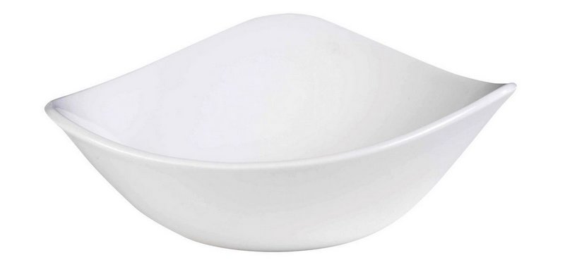 Churchill Lotus White Triangel Schüssel 18.5cm 37cl 
