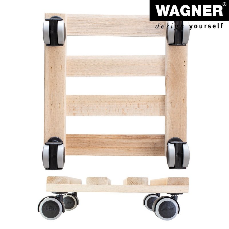 WAGNER SYSTEM Pflanzenroller Buche 25x25 cm nature 