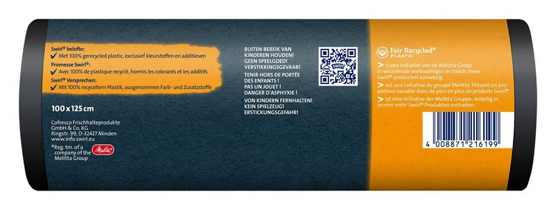 SWIRL Abfallsäcke 240 l 