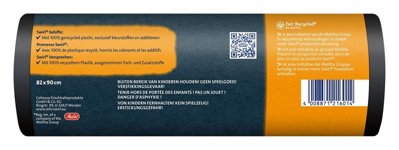 SWIRL Abfallsäcke 120 l 