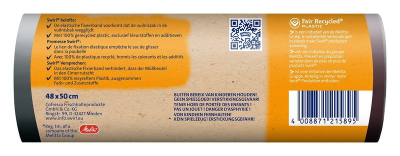 SWIRL Abfallsäcke Elastik Band 20 l 