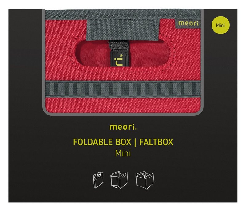 MEORI Faltbox Mini hibiscus red 