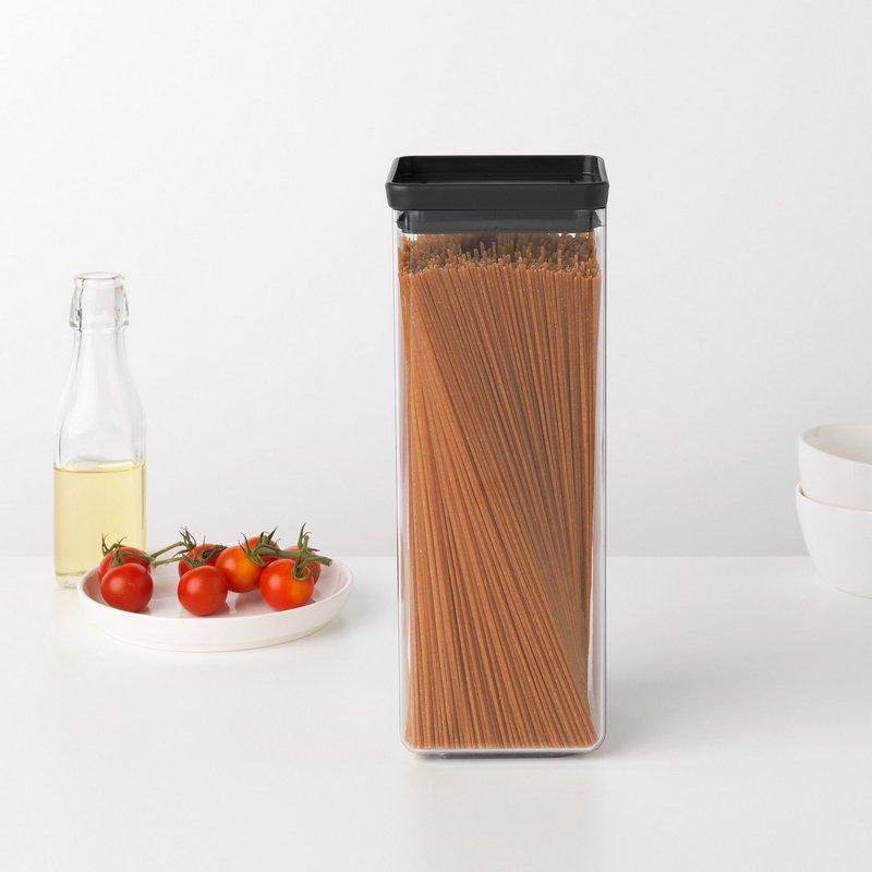 BRABANTIA Vorratsdose Tasty+ dark grey 2.5 l 