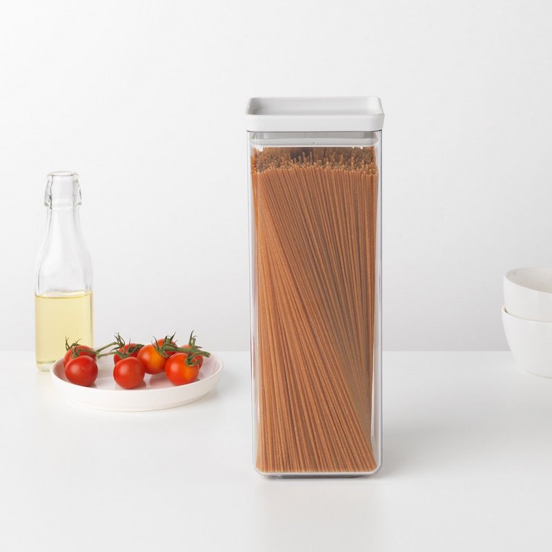 BRABANTIA Vorratsdose Tasty+ light grey 2.5 l 