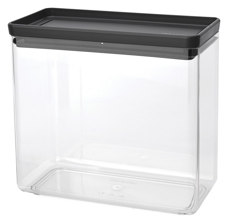 BRABANTIA Vorratsdose Tasty+ dark grey 3.5 l 