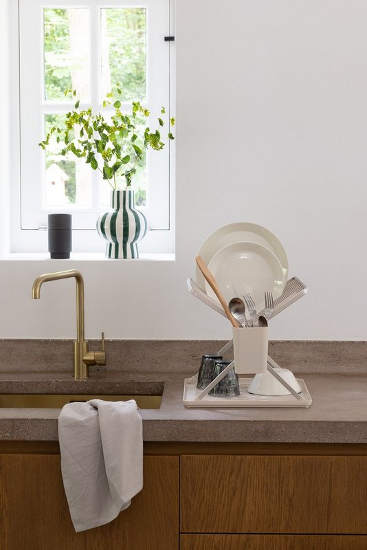 BRABANTIA Abtropfständer klein faltbar SinkSide soft beige 