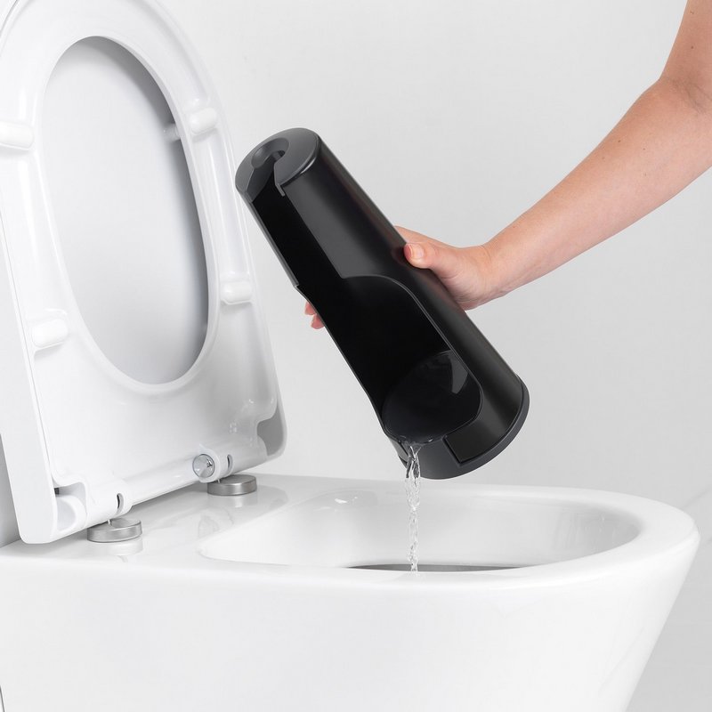BRABANTIA WC Bürstengarnitur ReNew matt black 