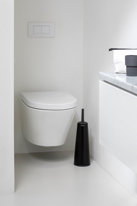 BRABANTIA WC Bürstengarnitur ReNew matt black 