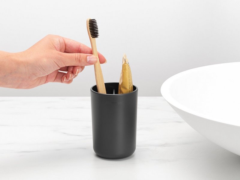 BRABANTIA Zahnbürstenhalter ReNew dark gray 