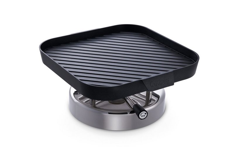KISAG Grillplatte Quadro zu Longfire 25x25x3 cm Antihaft 
