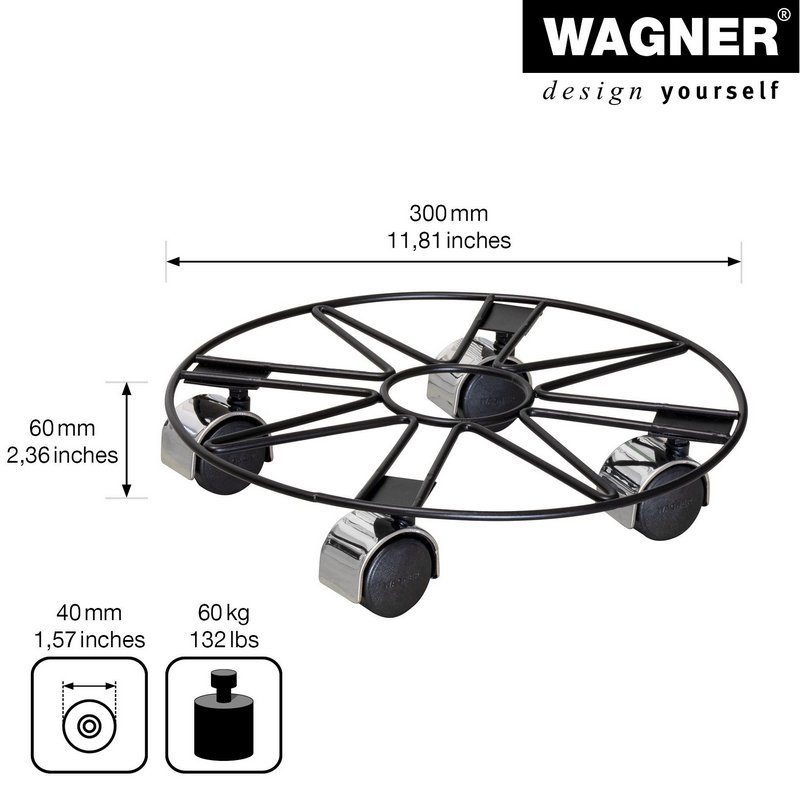 WAGNER Pflanzenroller 30 cm 