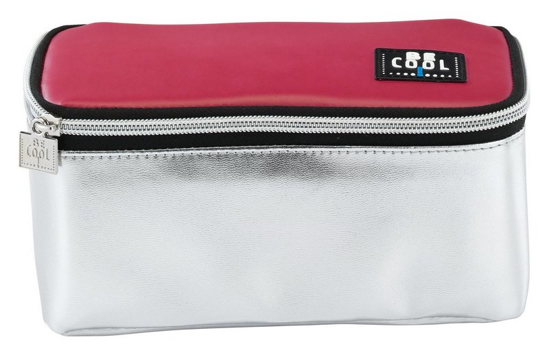BE COOL Kühltasche Silver/Rot Mini 1.5 l 