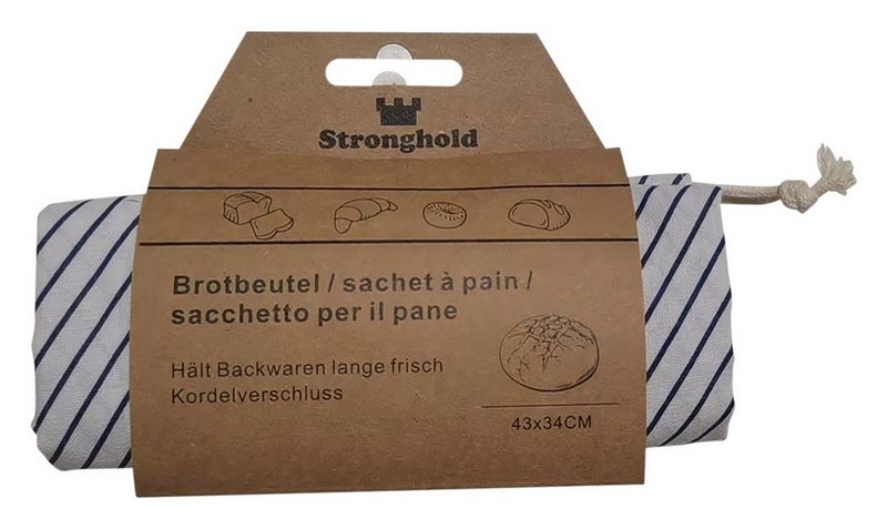 STRONGHOLD Brotbeutel mit Kodelzug breit 