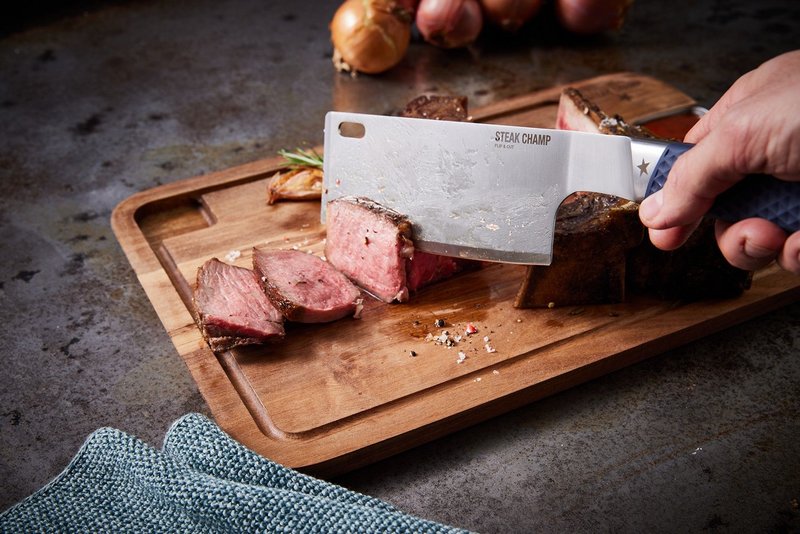 STEAK CHAMP Spatula und Wender Flip und Cut 