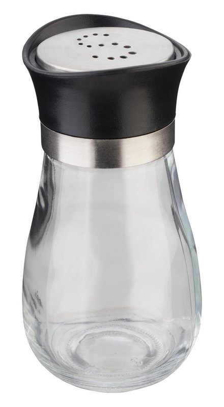 EVA Salzstreuer 100ml Glas-Edelstahl ø 5.8x11.2 cm 