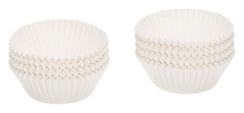 PATISSE Papierförmchen weiss 5cm 