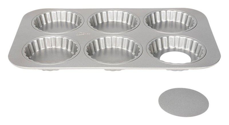 PATISSE Quicheform mit losem Boden SilverTop Mini 6er 