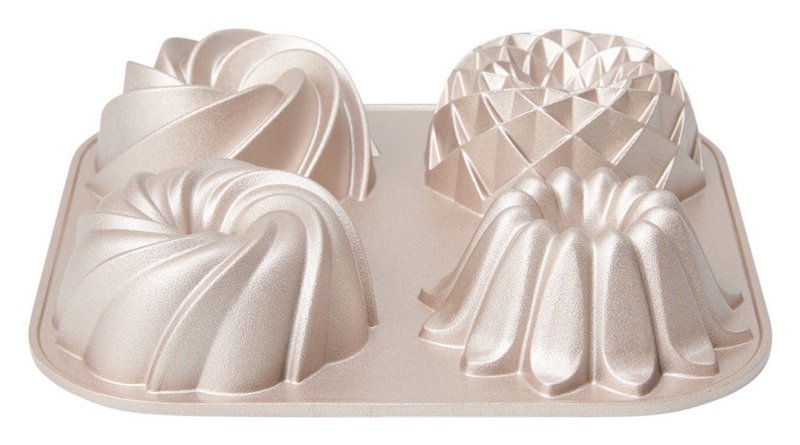 PATISSE Mini Gugelhupf Blech 4er 