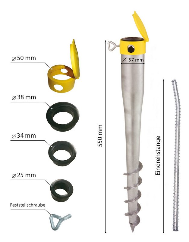 KRINNER Bodendübel Kompakt Allround Set 