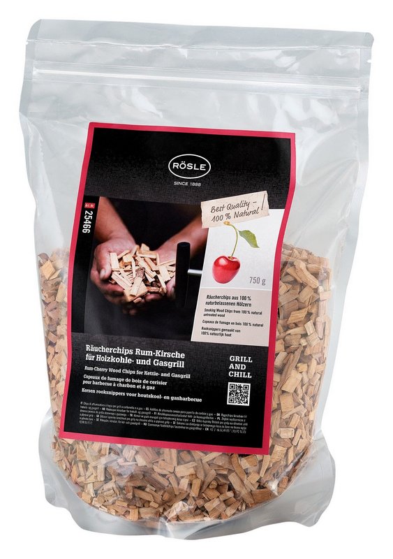 RÖSLE Räucherchips Rum Kirsche 