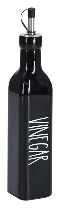 ZELLER Essigflasche Vinegar schwarz 270 ml 
