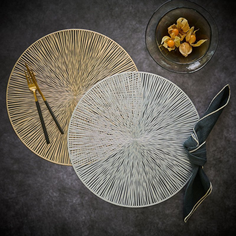 ZELLER Tischset PVC gold 
