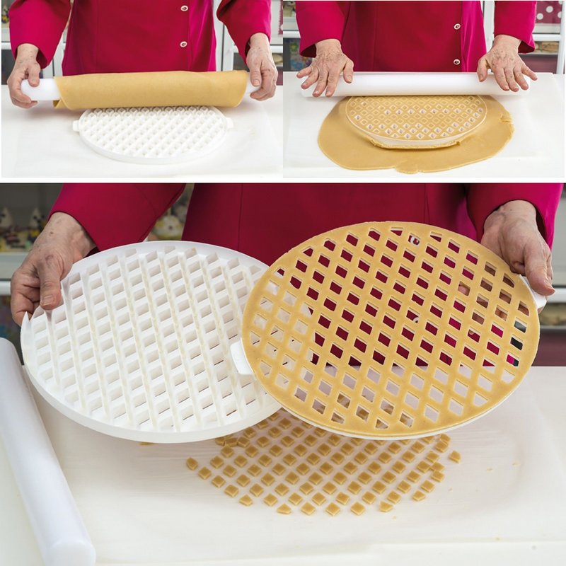 DECORA Deko-Gitterstanze für Tartes-Linzertorten Classic ø 30 cm 