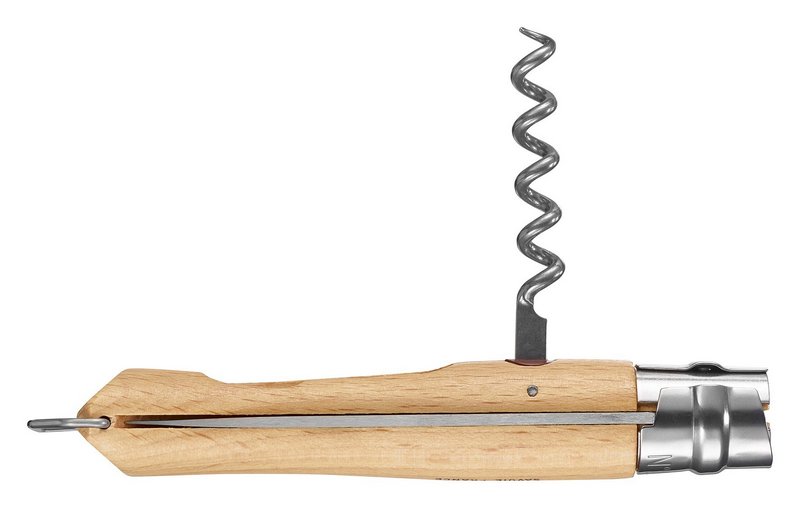 OPINEL Messer mit Korkenzieher und Flaschenöffner Nr. 10 