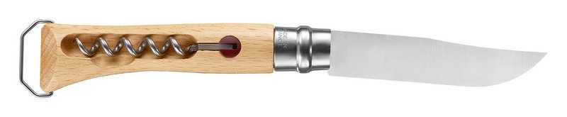 OPINEL Messer mit Korkenzieher und Flaschenöffner Nr. 10 