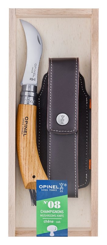 OPINEL Pilzmesser Nr 8 Eichenholzgriff 