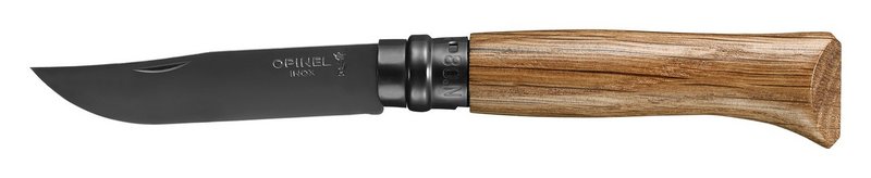 OPINEL Messer Nr. 8 Eiche Black Oak Edition in Holzbox 8.5 cm 