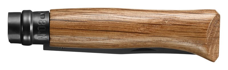 OPINEL Messer Nr. 8 Eiche Black Oak Edition in Holzbox 8.5 cm 