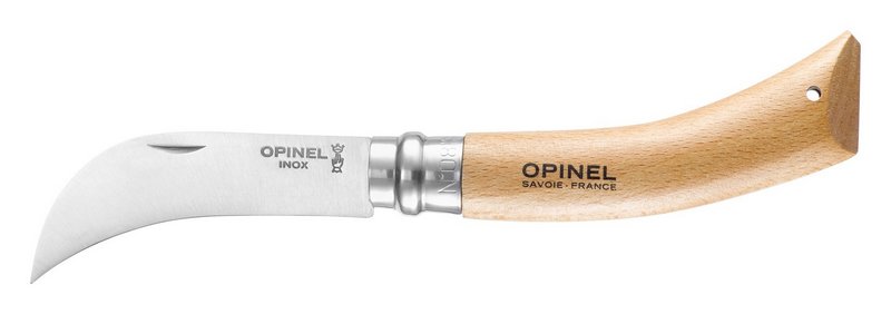 OPINEL Messer Nr. 8 Gartenhippe Pfropfmesser Buche in Box 8 cm 