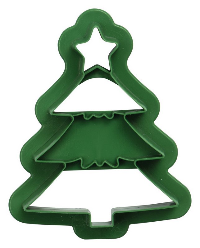 DECORA Ausstecher 2er Weihnachsbaum & Stiefel auf Karte 