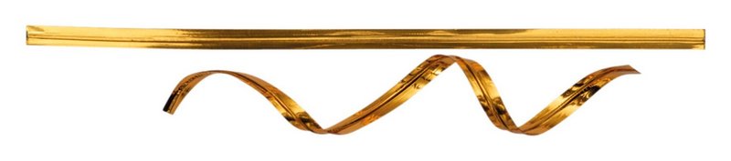 DECORA Beutelverschlüsse beschichtet gold 200 Stück 12x0.3 cm 