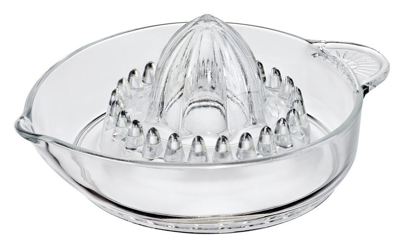 KÜCHENPROFI Zitruspresse Glas mit Ausgiesser und Griff ø 15 cm 