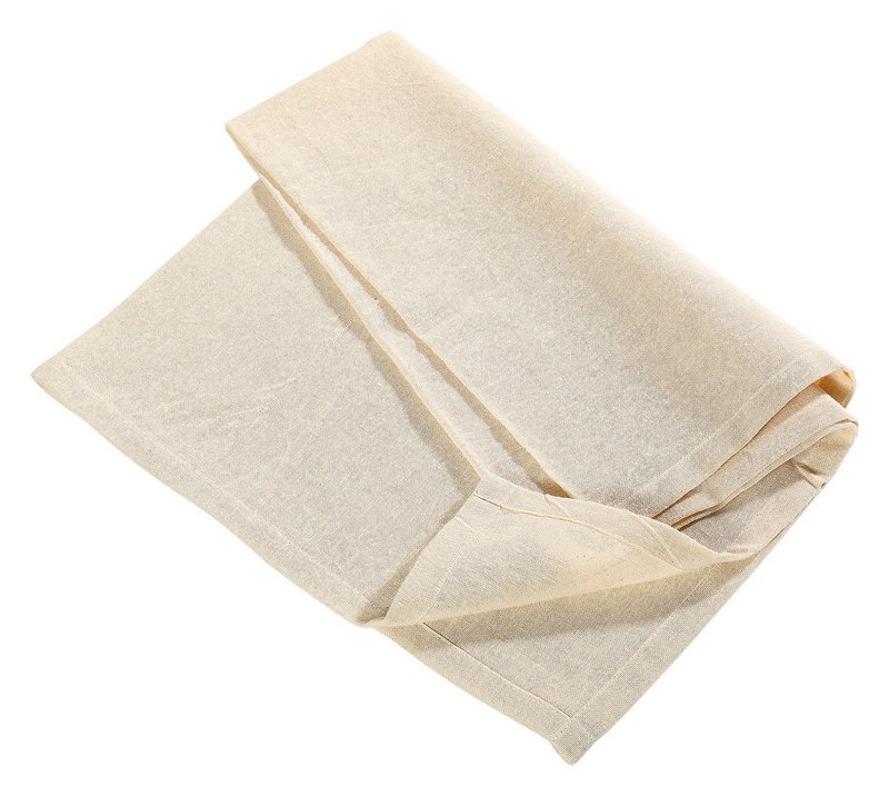 KÜCHENPROFI Passiertuch 100% Baumwolle naturbelassen 80x65 cm 