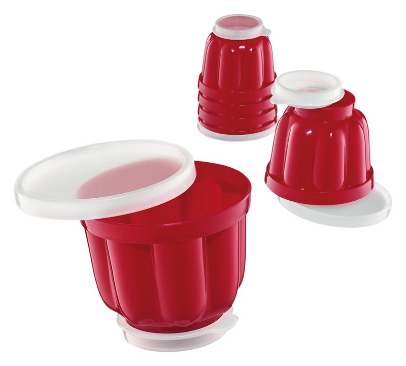 KÜCHENPROFI Puddinformen Bake 6 Stück 150 ml ø 7.5x6 cm 